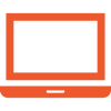 MacBook風ノートパソコンのアイコン素材 その2